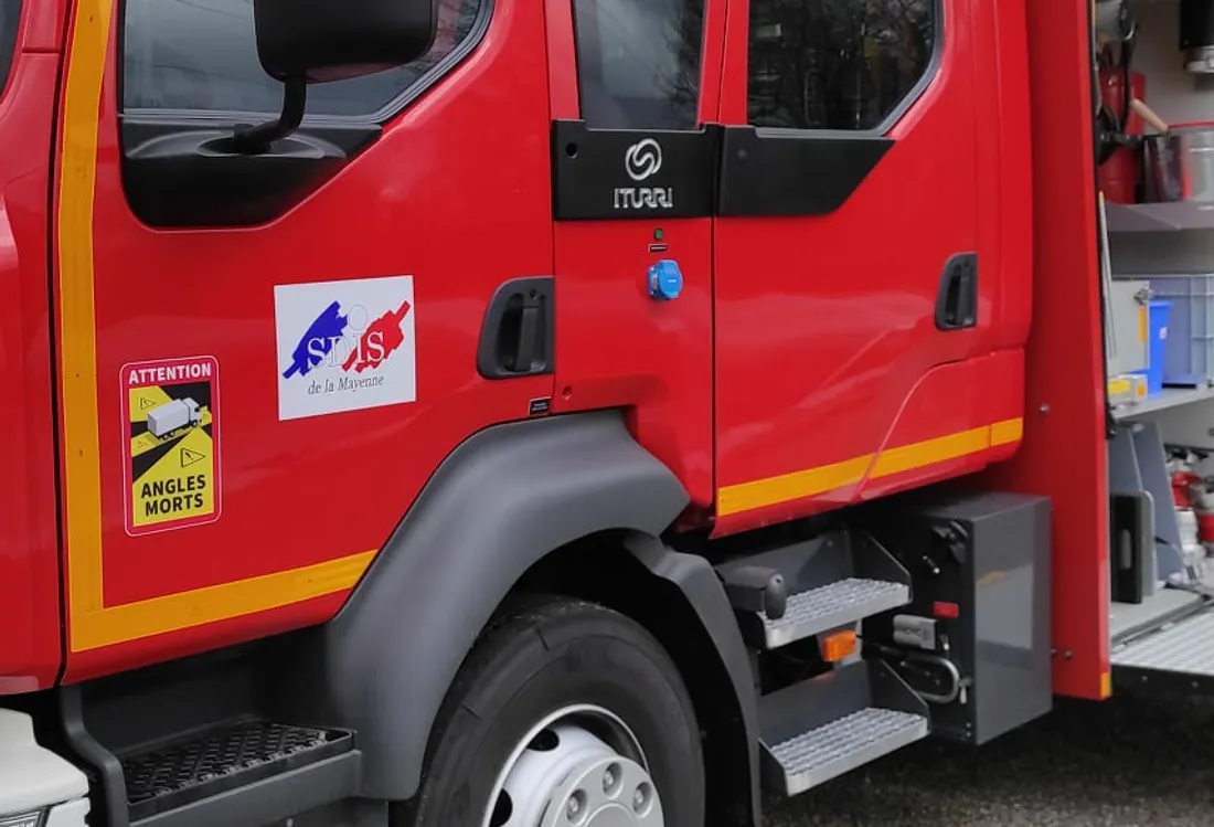 Feu de pavillon à Fromentières ce 19 mars